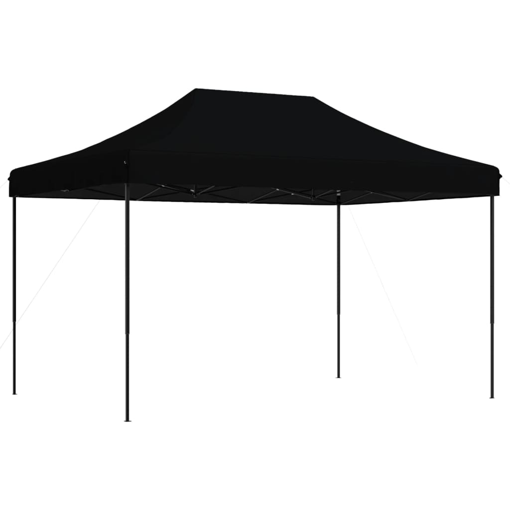 vidaXL Sammenleggbart partytelt pop-up svart 410x279x315 cm