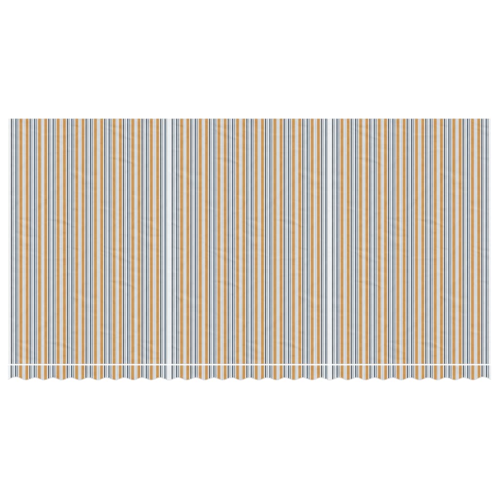 vidaXL Erstatningsduk for markise flerfarget stripe 6x3 m