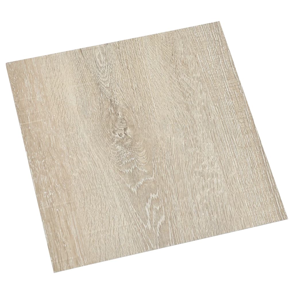 vidaXL Selvklebende gulvplanker 20 stk PVC 1,86 m² beige