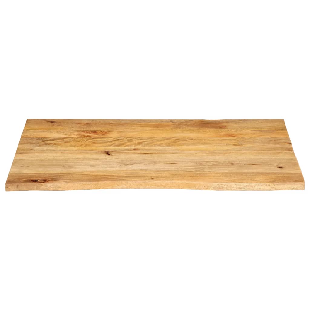 vidaXL Bordplate 90x80x2,5 cm naturlig kant heltre mango