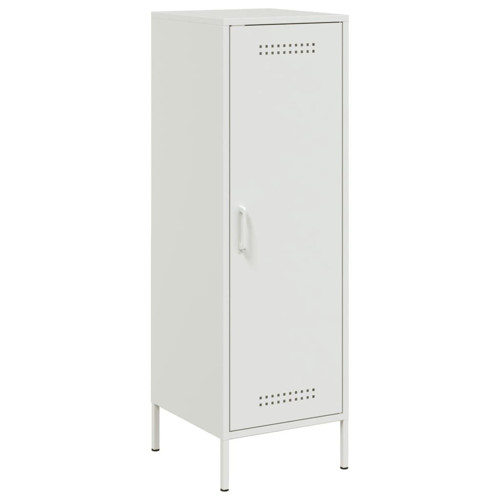 vidaXL Highboard hvit 36x39x113 cm stål