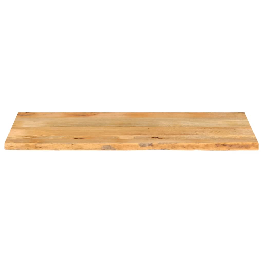 vidaXL Bordplate 140x60x2,5 cm naturlig kant heltre mango