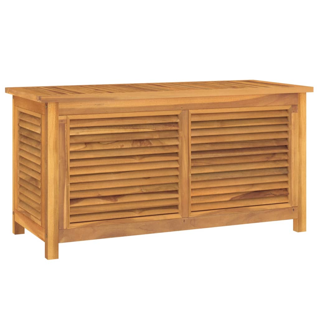 vidaXL Putekasse med pose 114x50x58 cm heltre teak