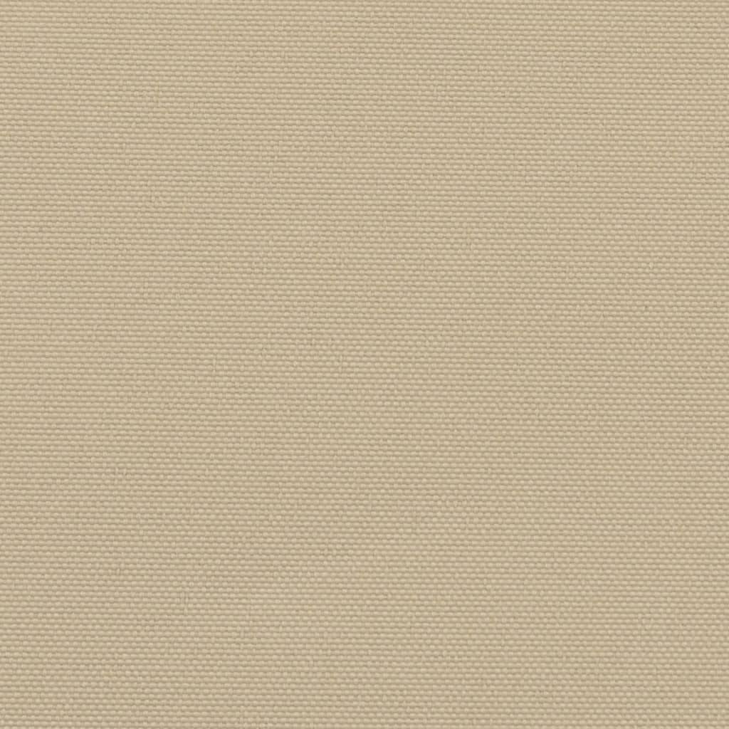 vidaXL Uttrekkbar sidemarkise beige 140x1200 cm