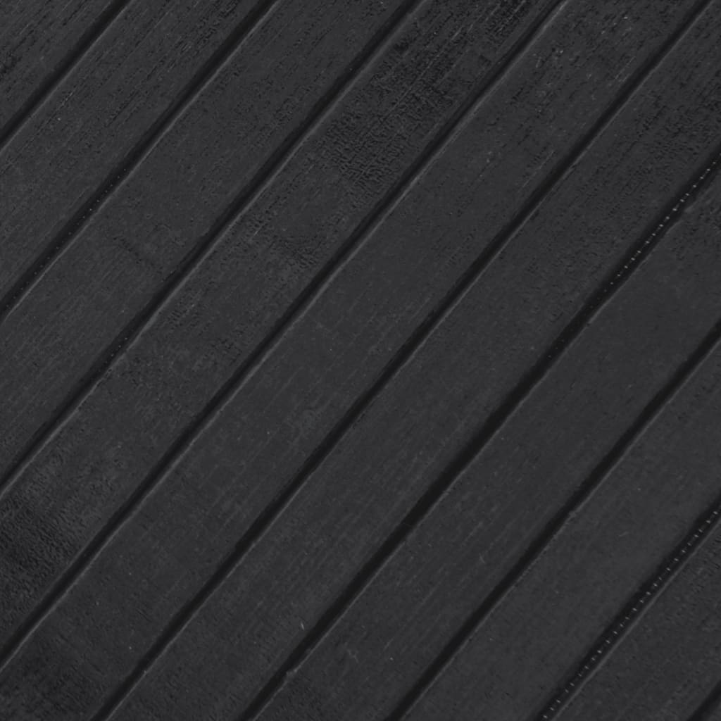 vidaXL Teppe rektangulær grå 70x500 cm bambus