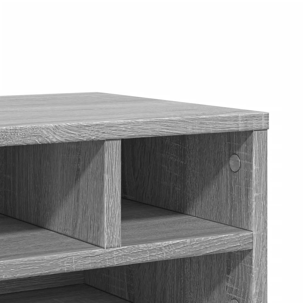 vidaXL Skriverbord grå sonoma 40x32x22,5 cm konstruert tre