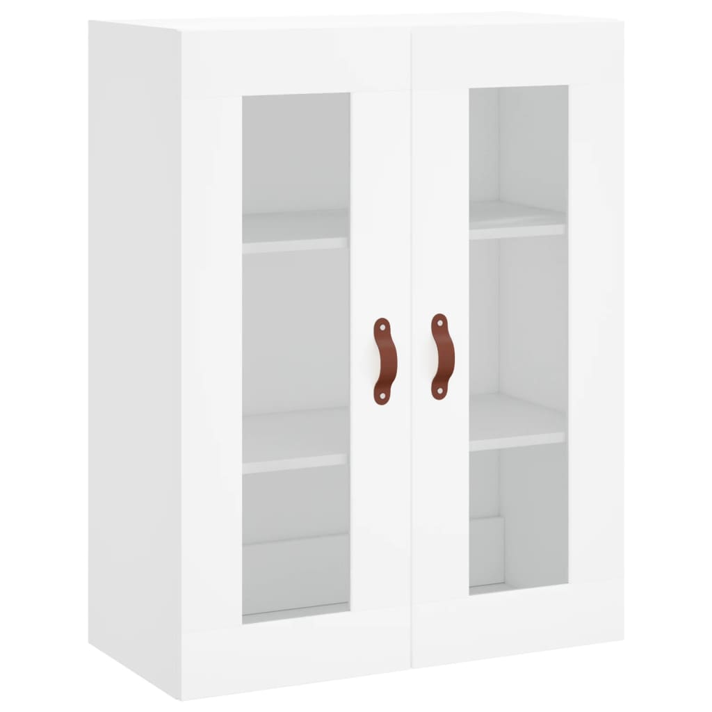 vidaXL Highboard hvit 69,5x34x180 cm konstruert tre