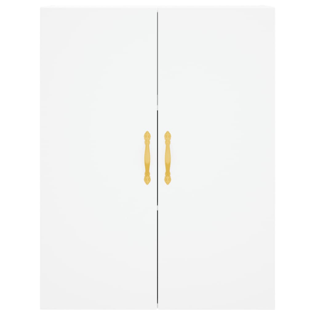 vidaXL Highboard hvit 69,5x34x180 cm konstruert tre