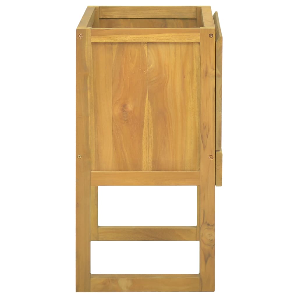 vidaXL Baderomsskap 60x40x75 cm heltre teak