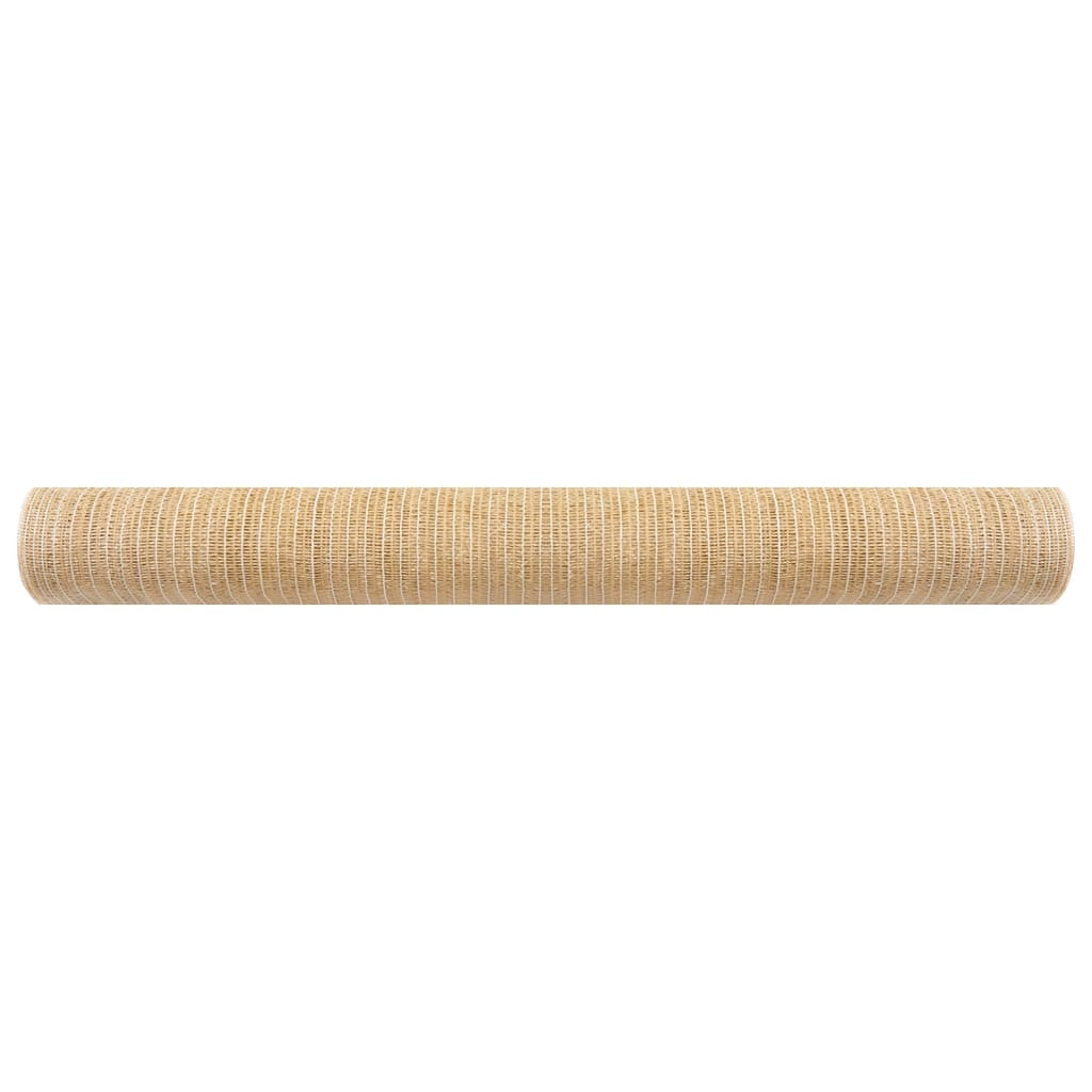 vidaXL Skjermnett beige 1,5x25 m HDPE 150 g/m²