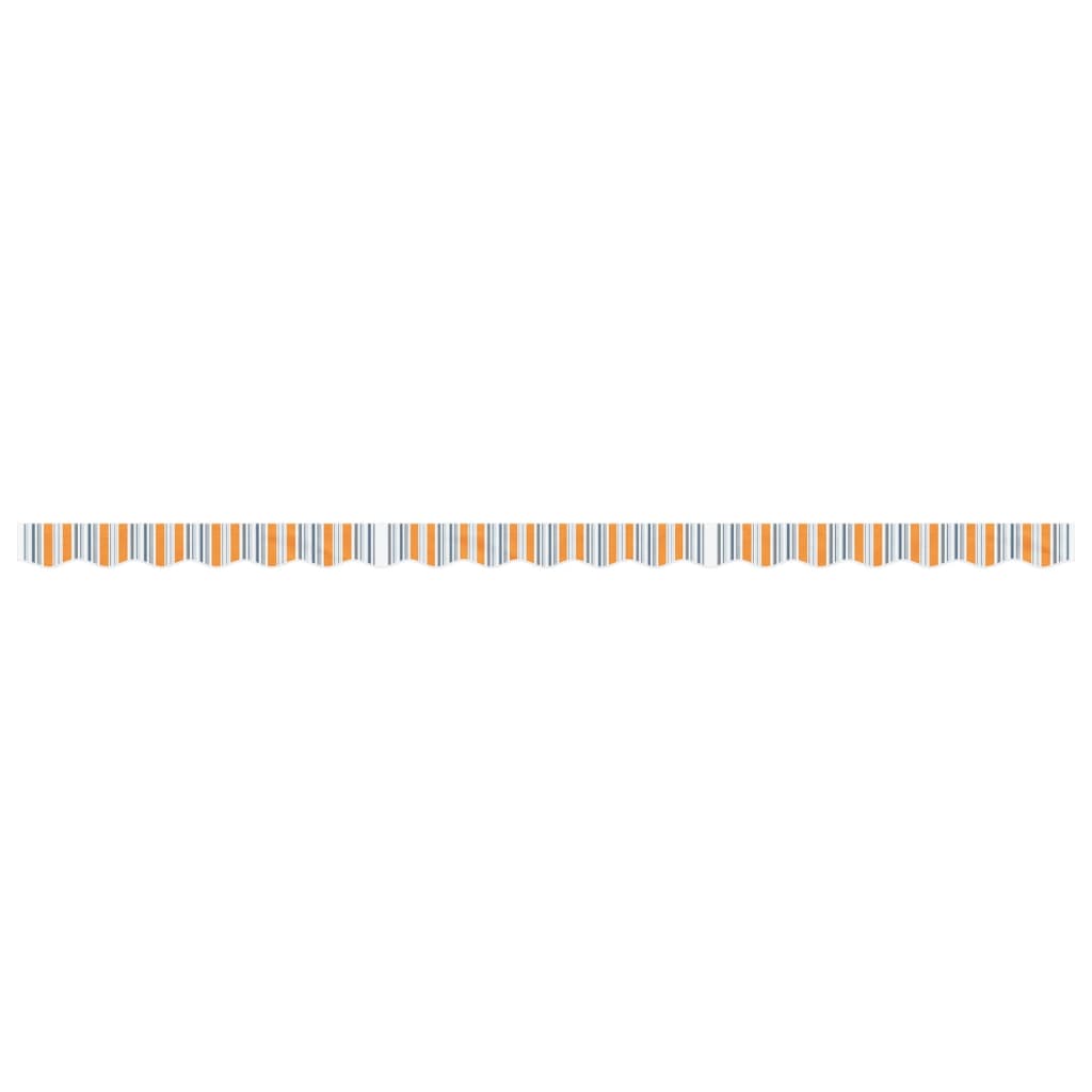 vidaXL Erstatningsstoff for markise flerfarget stripe 4,5 m