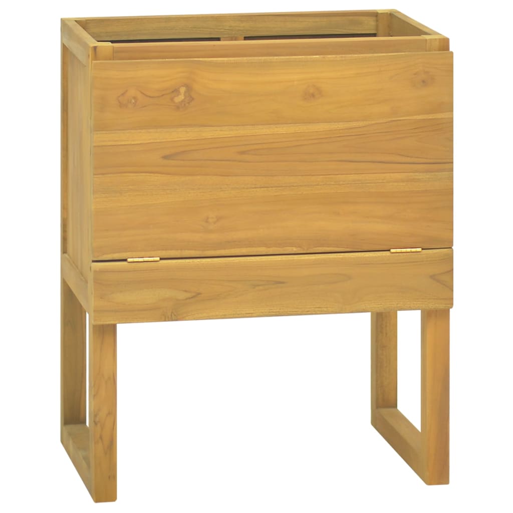 vidaXL Baderomsskap 60x40x75 cm heltre teak