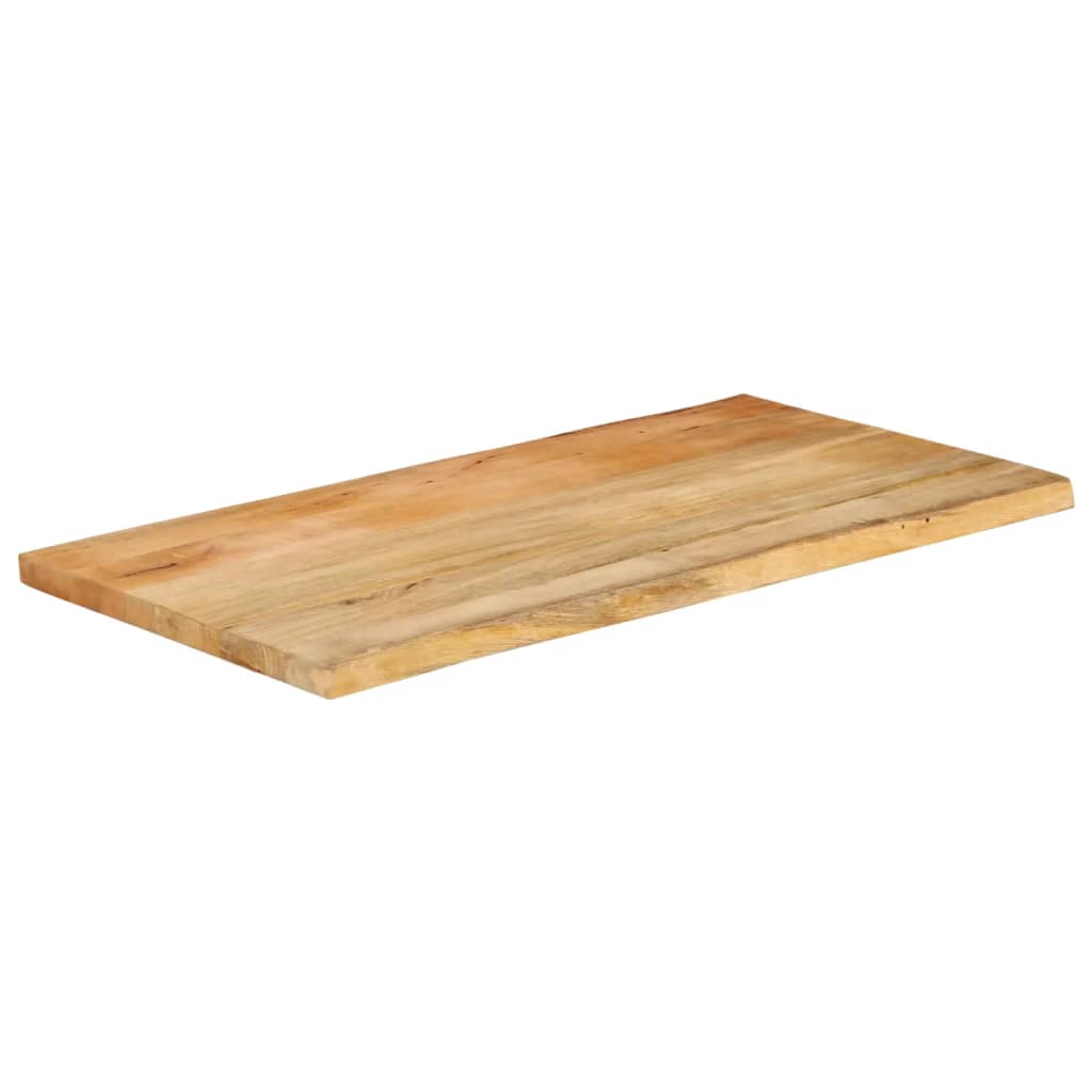 vidaXL Bordplate 100x60x3,8 cm naturlig kant heltre mango