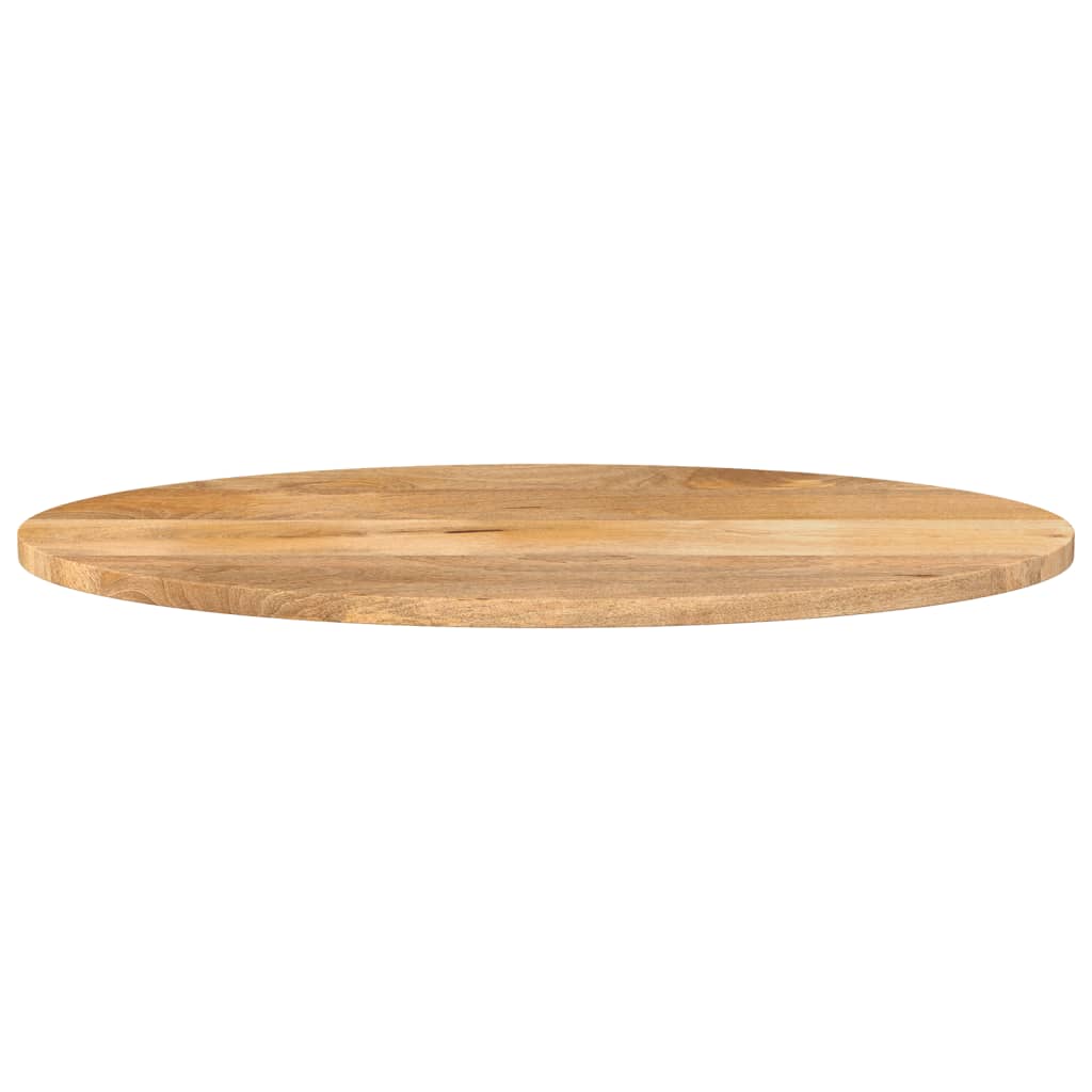 vidaXL Bordplate 80x40x2,5 cm oval heltre mango