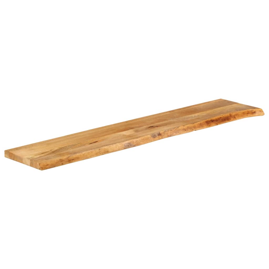 vidaXL Bordplate 140x40x3,8 cm naturlig kant heltre mango