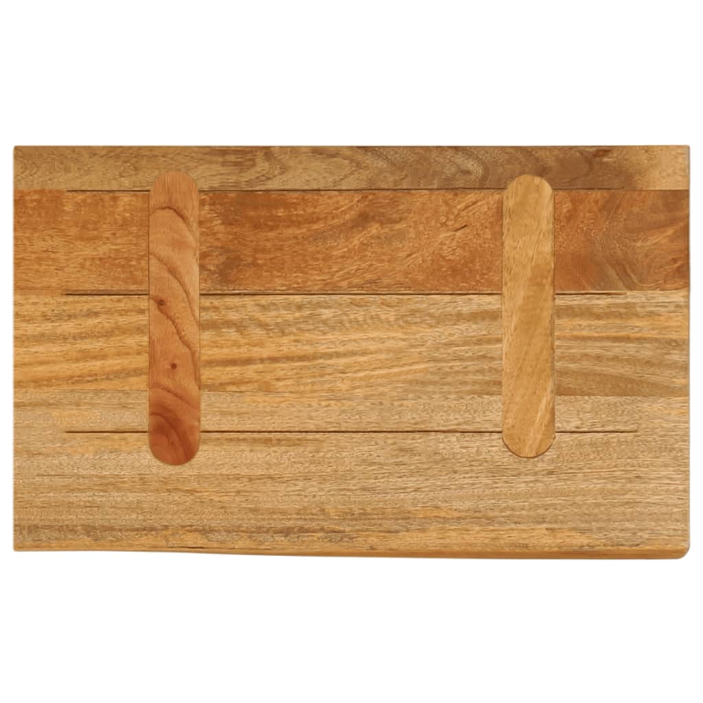 vidaXL Bordplate naturlig kant 50x40x3,8 cm heltre mango