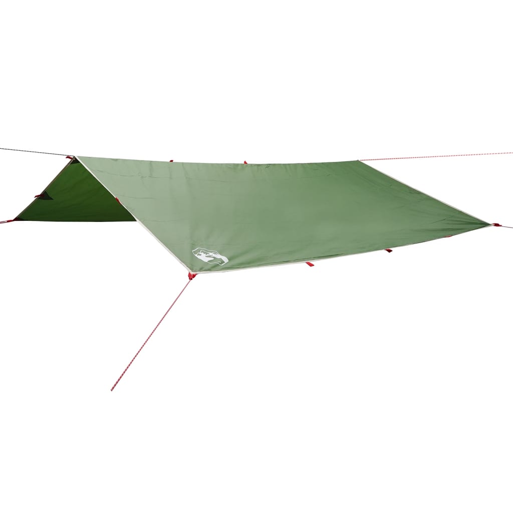 vidaXL Campingpresenning grønn 500x294 cm vanntett