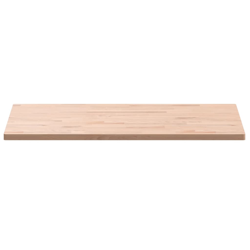 vidaXL Benkeplate til bad 100x60x2,5 cm heltre bøketre