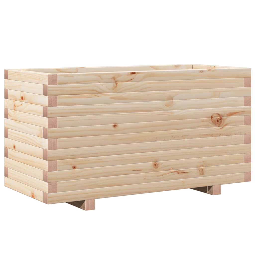 vidaXL Plantekasse 90x40x49,5 cm heltre furu