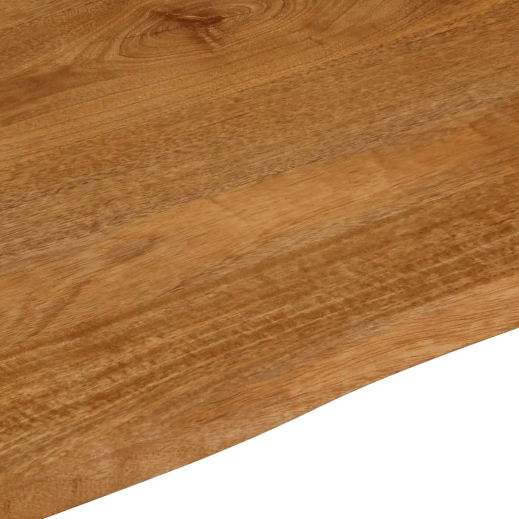 vidaXL Bordplate 90x80x2,5 cm naturlig kant heltre mango