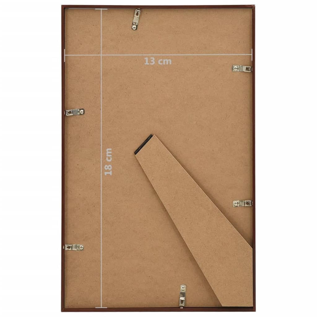 vidaXL Fotorammekollasje for bord 3 stk bronse 13x18 cm MDF