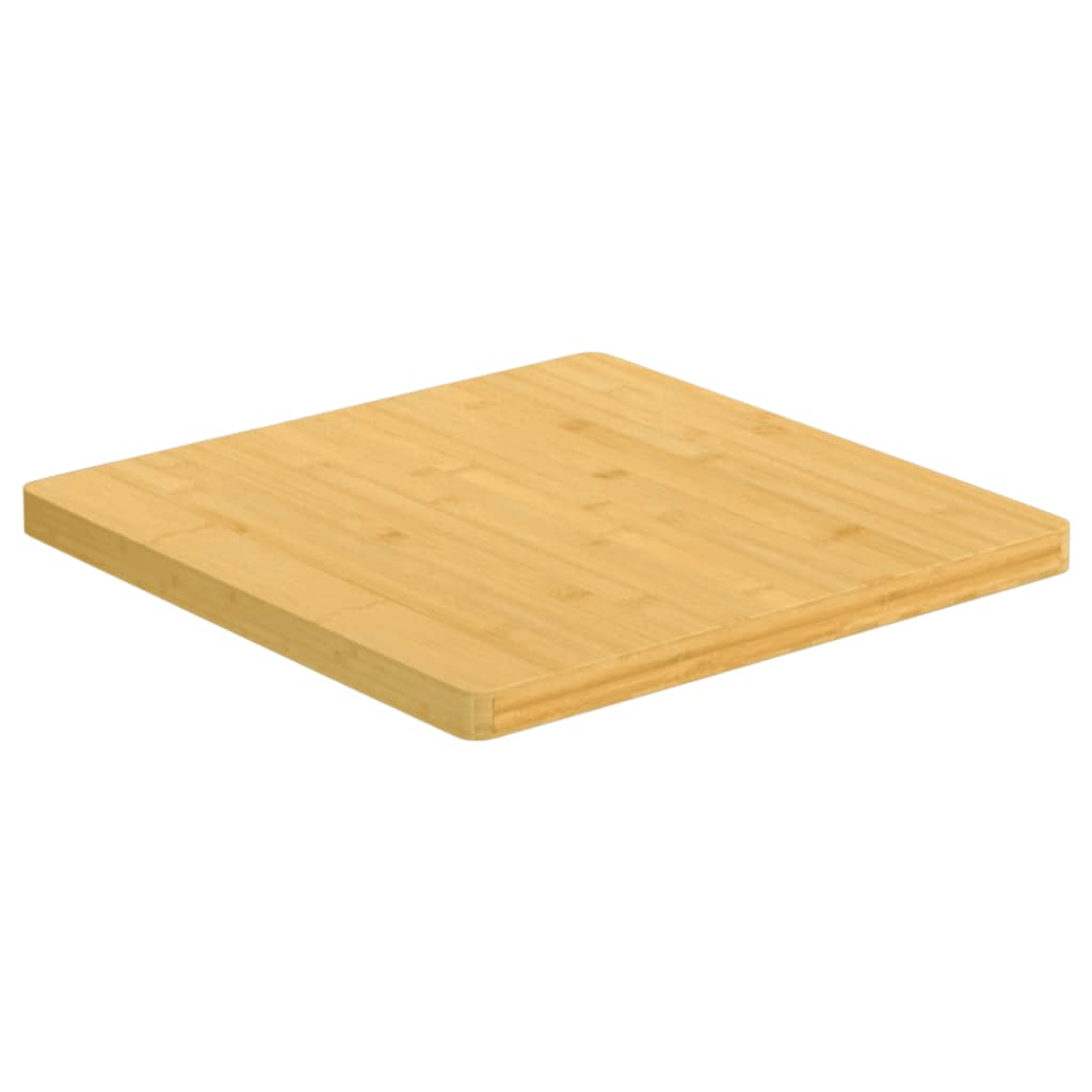 vidaXL Bordplate 60x60x2,5 cm bambus