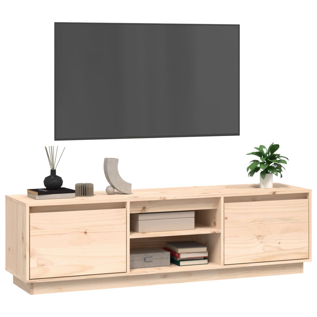 vidaXL TV-benk 140x35x40 cm heltre furu