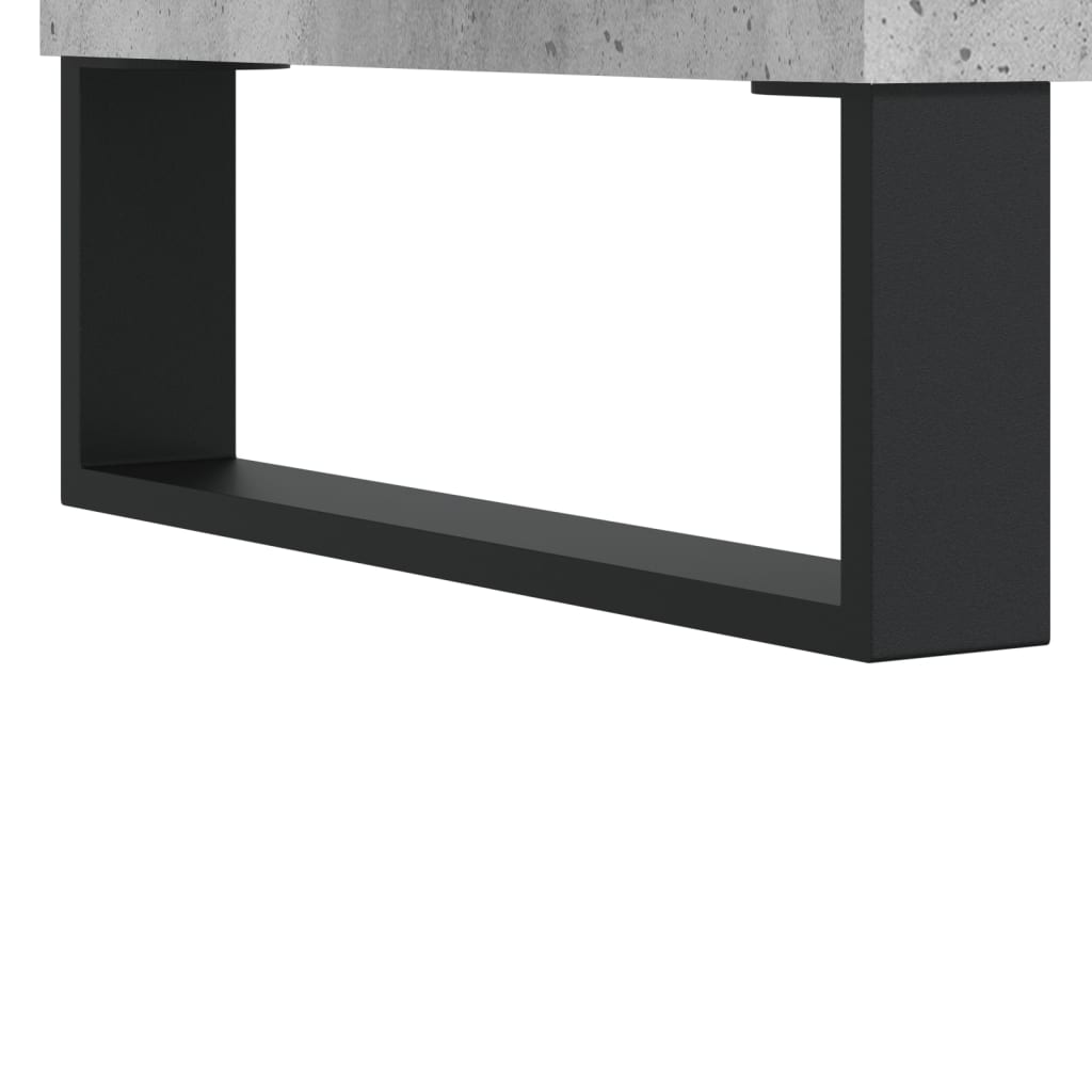 vidaXL Highboard betonggrå 40x36x110 cm konstruert tre