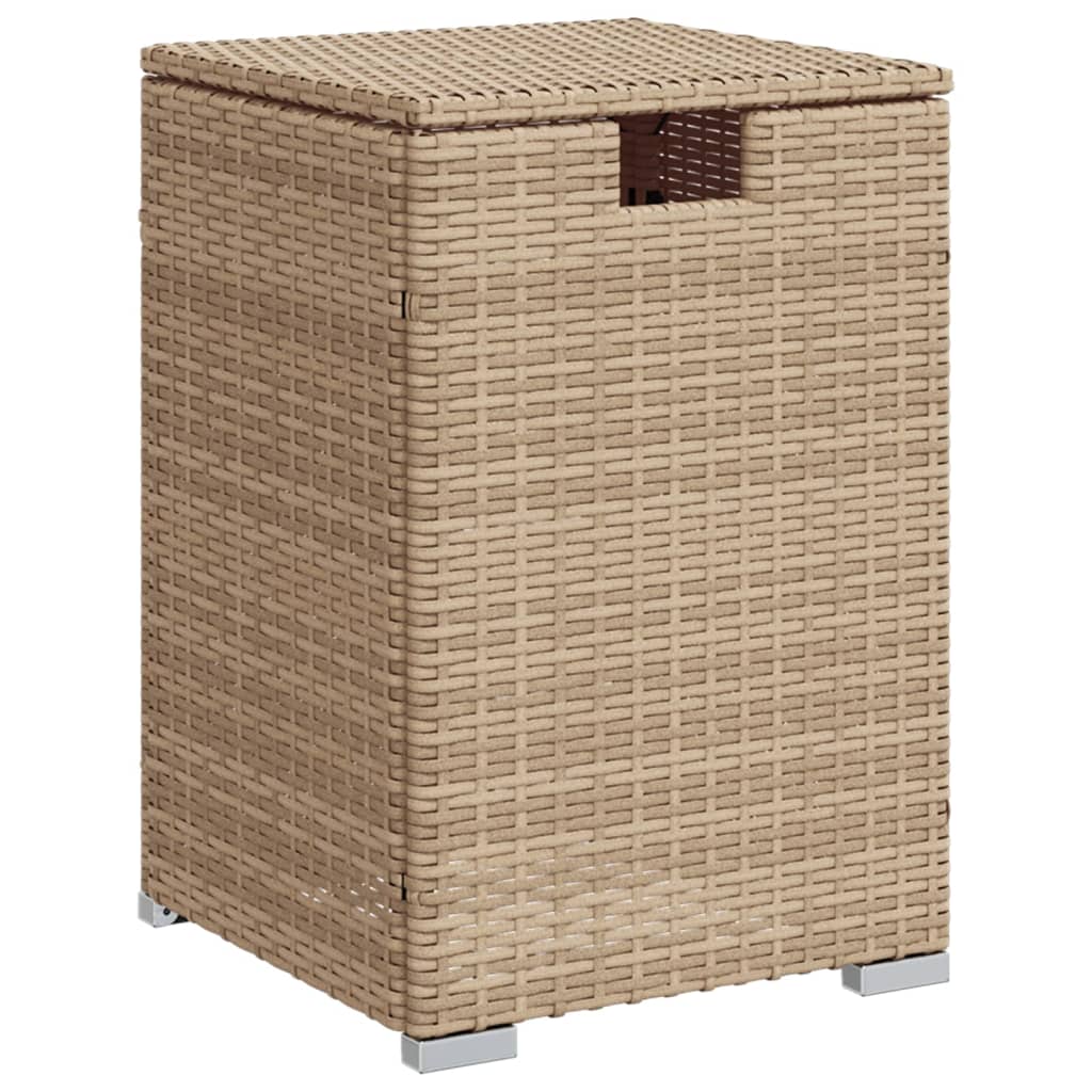 vidaXL Deksel for propantank beige 40x40x60 cm polyrotting