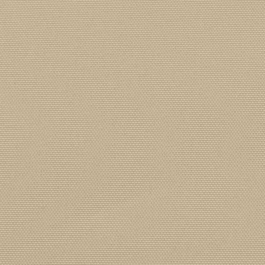 vidaXL Uttrekkbar sidemarkise beige 220x500 cm