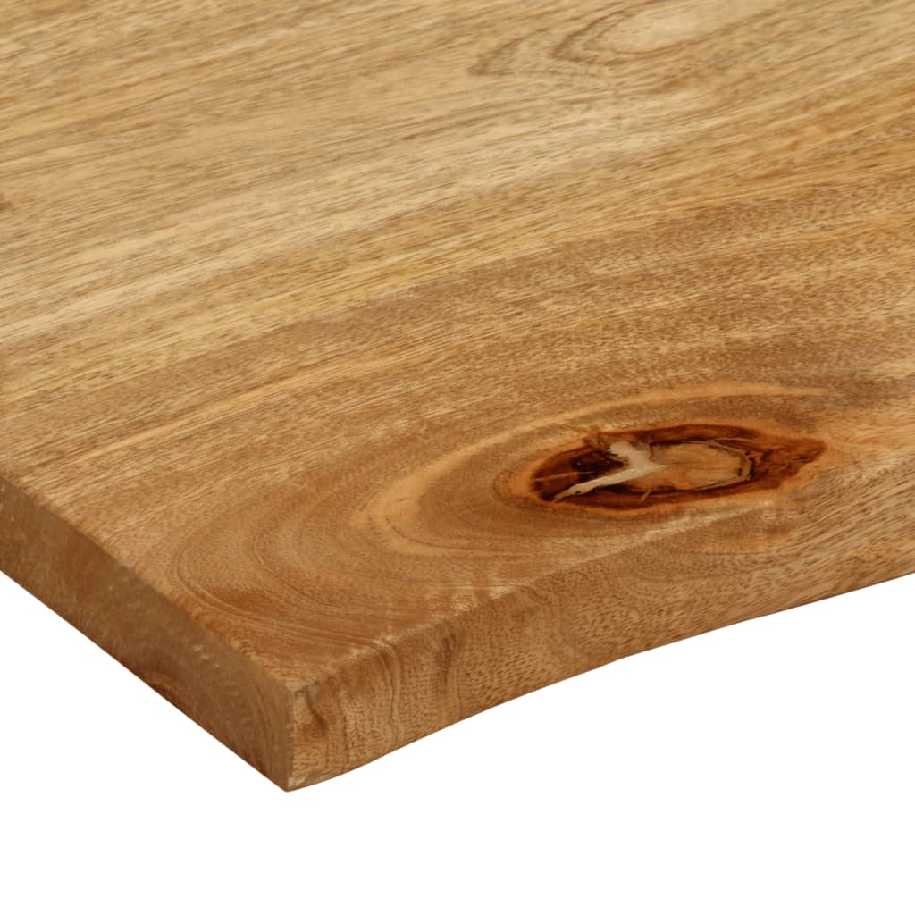 vidaXL Bordplate naturlig kant 180x30x2,5 cm heltre mango