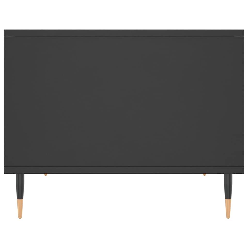 vidaXL Salongbord svart 60x50x40 cm konstruert tre