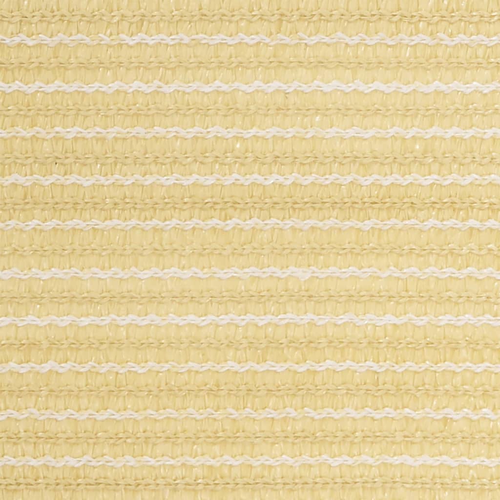 vidaXL Teltteppe beige 250x250 cm HDPE