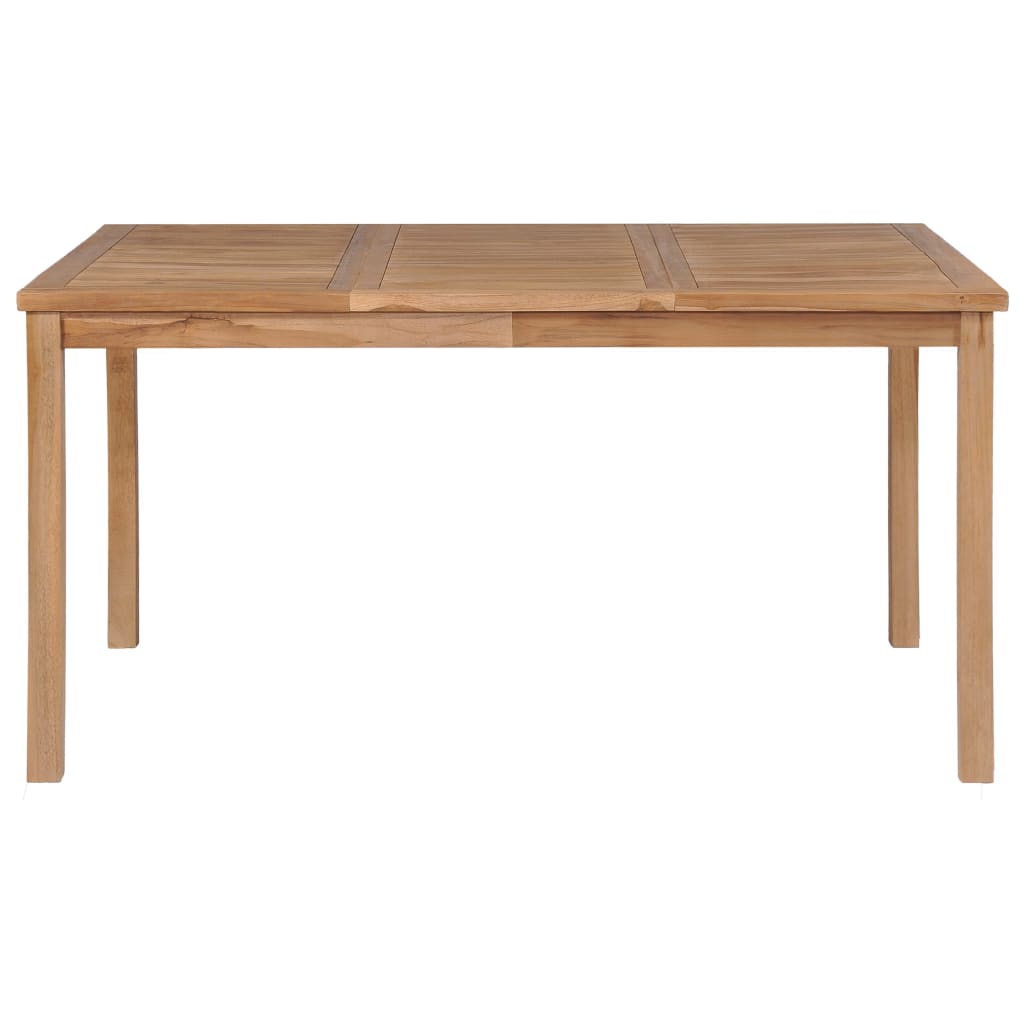 vidaXL Hagebord 150x90x77 cm heltre teak