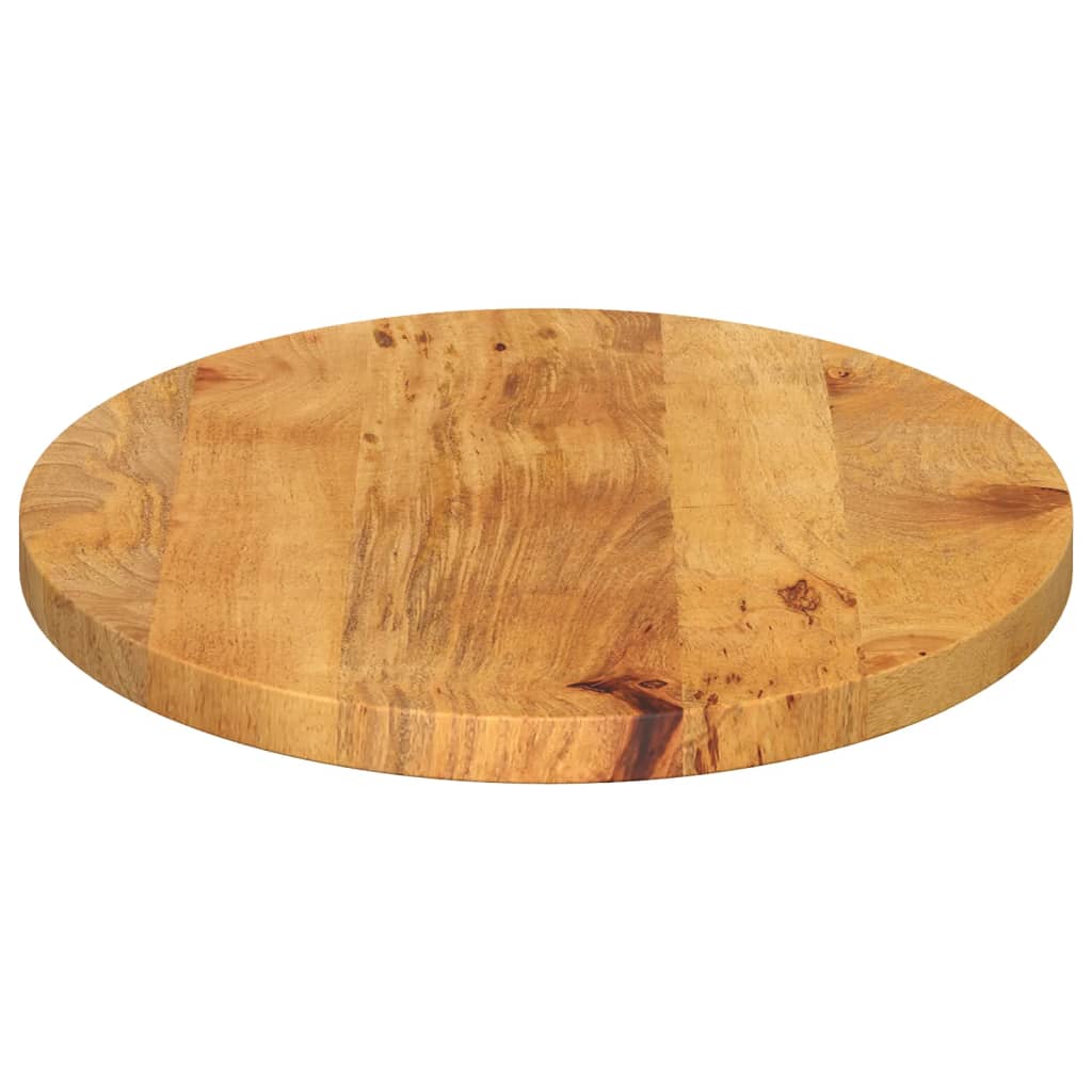 vidaXL Bordplate 80x40x2,5 cm oval heltre mango