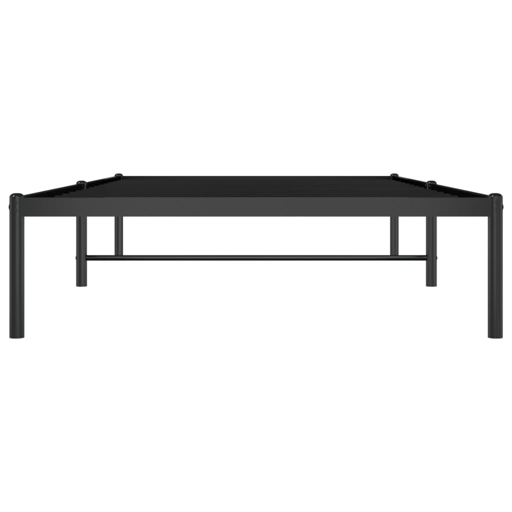 vidaXL Sengeramme i metall svart 100x200 cm