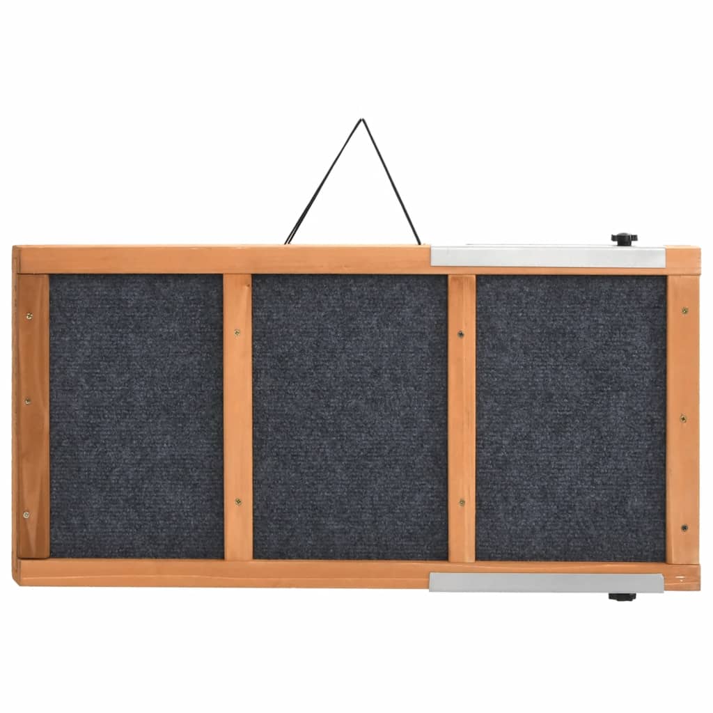 vidaXL Hunderampe grønn 120x30 cm heltre gran