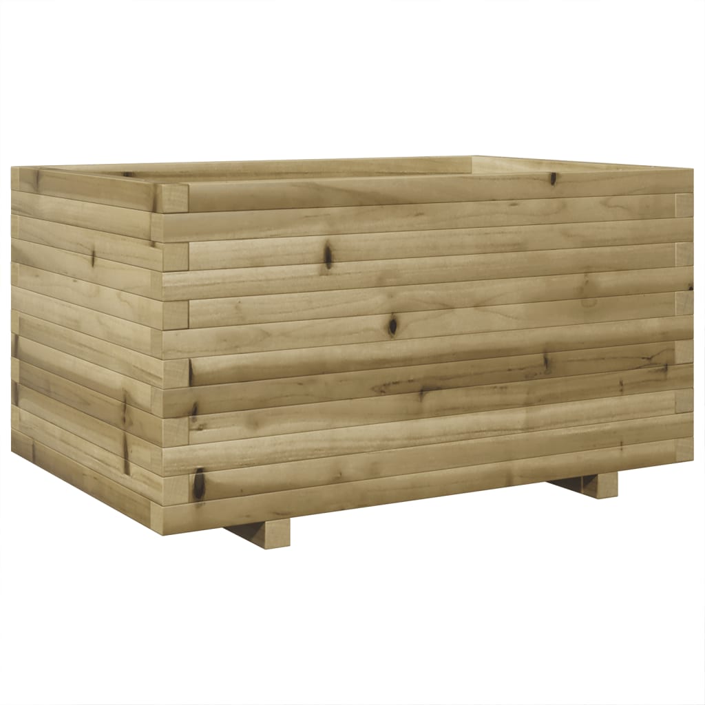 vidaXL Plantekasse 90x60x49,5 cm impregnert furu