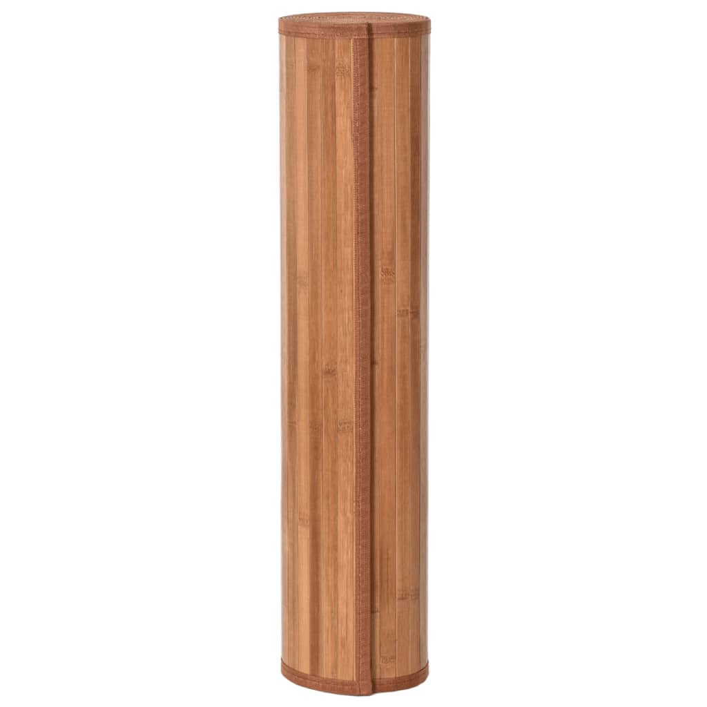 vidaXL Teppe rektangulær naturell 80x1000 cm bambus