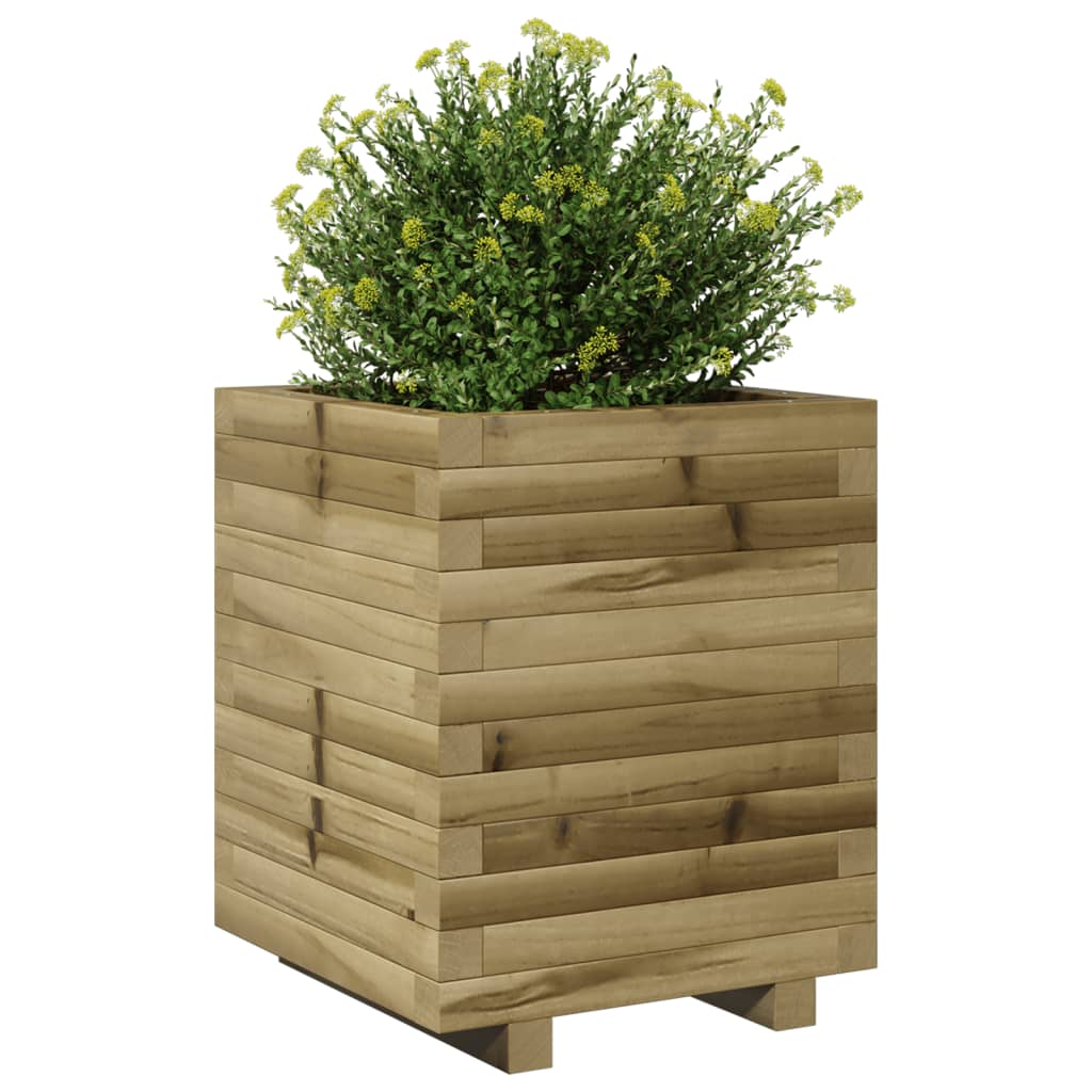 vidaXL Plantekasser 40x40x49,5 cm impregnert furu