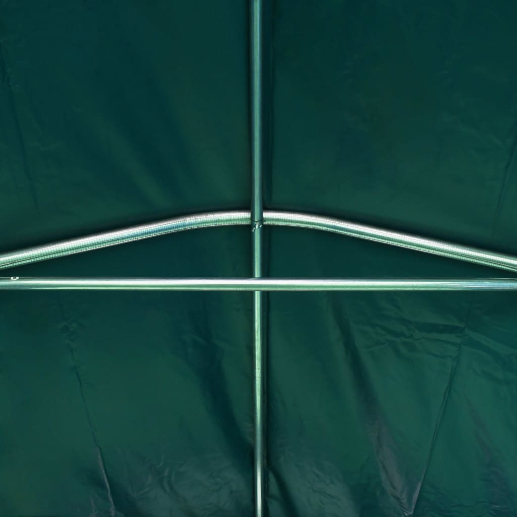 vidaXL Garasjetelt PVC 2,4x2,4 m grønn