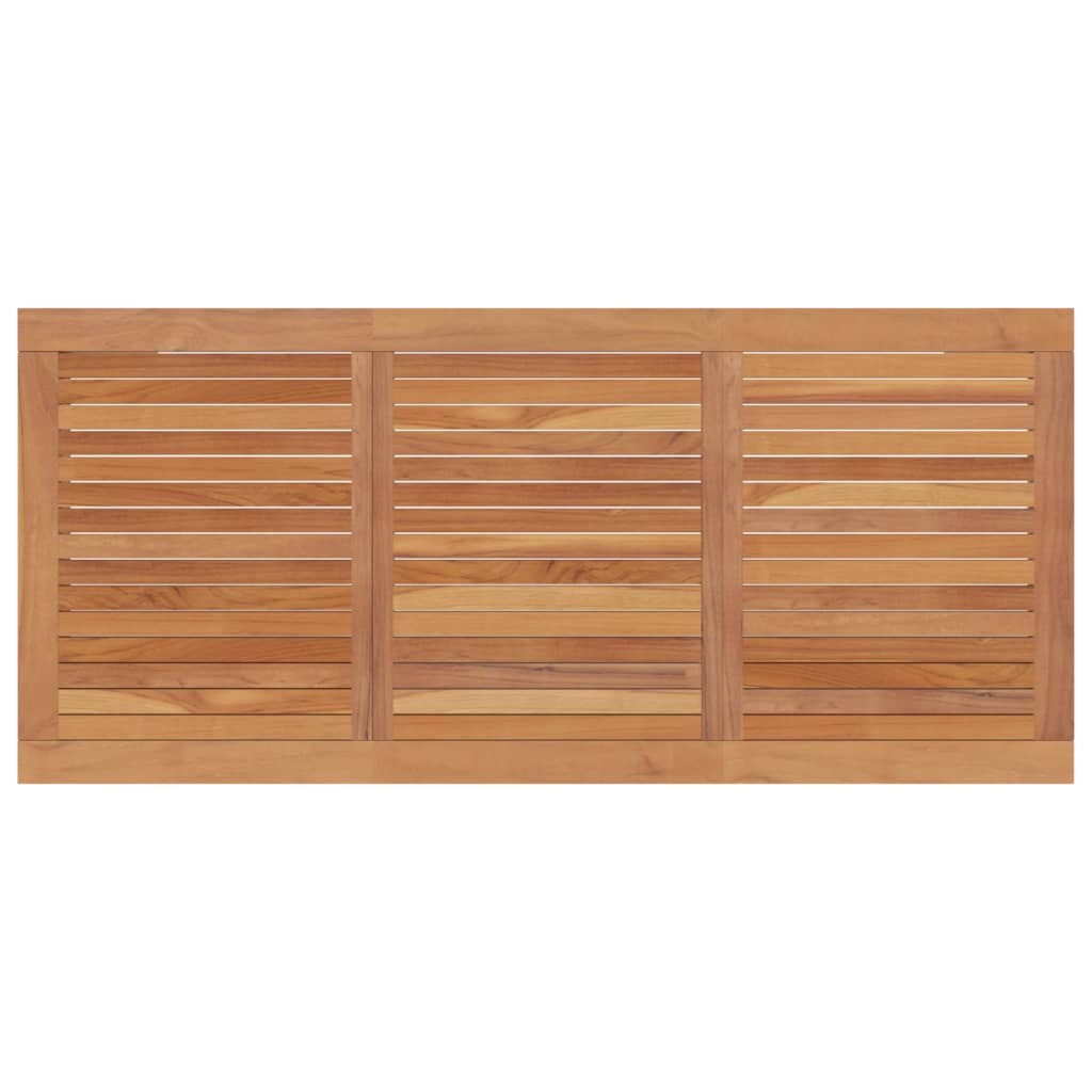 vidaXL Sammenleggbart hagebord 200x90x75 cm heltre teak