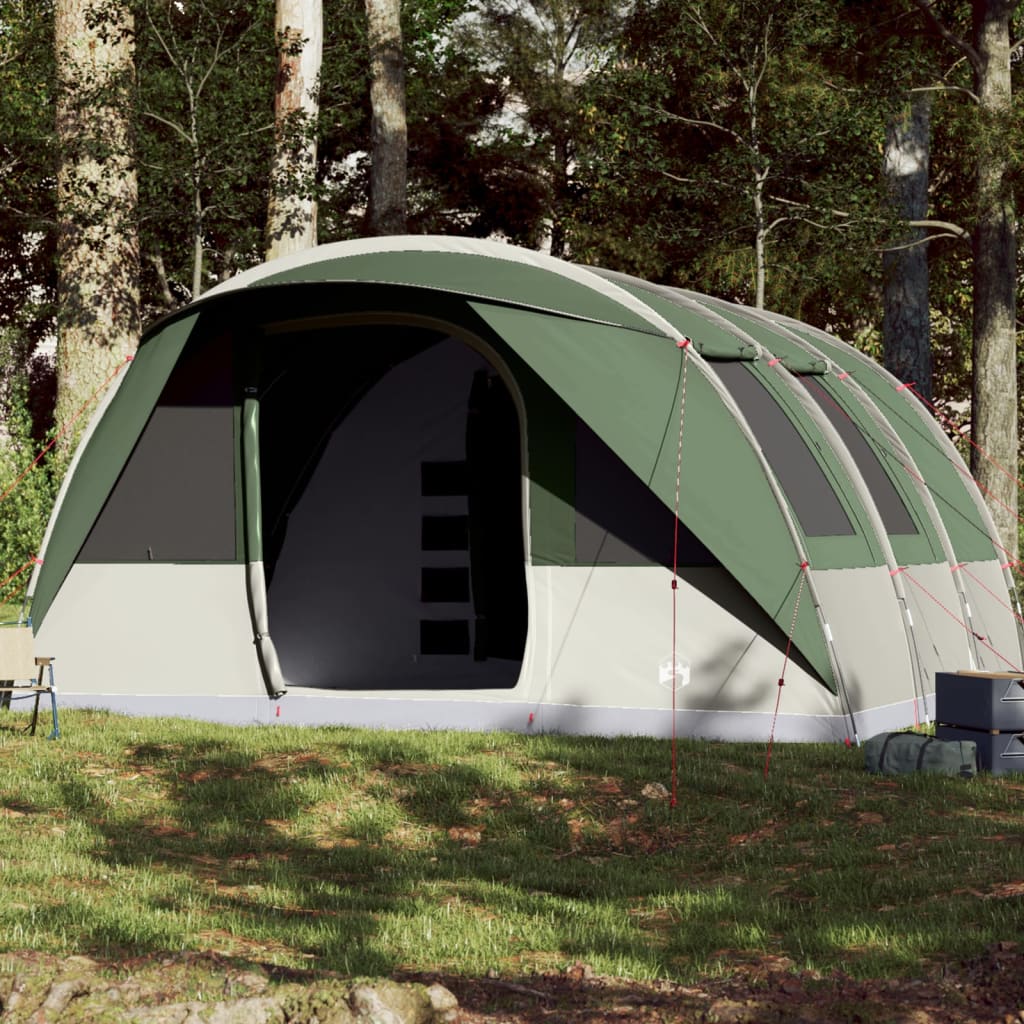 vidaXL Tunneltelt for camping 7 personer grønn vanntett