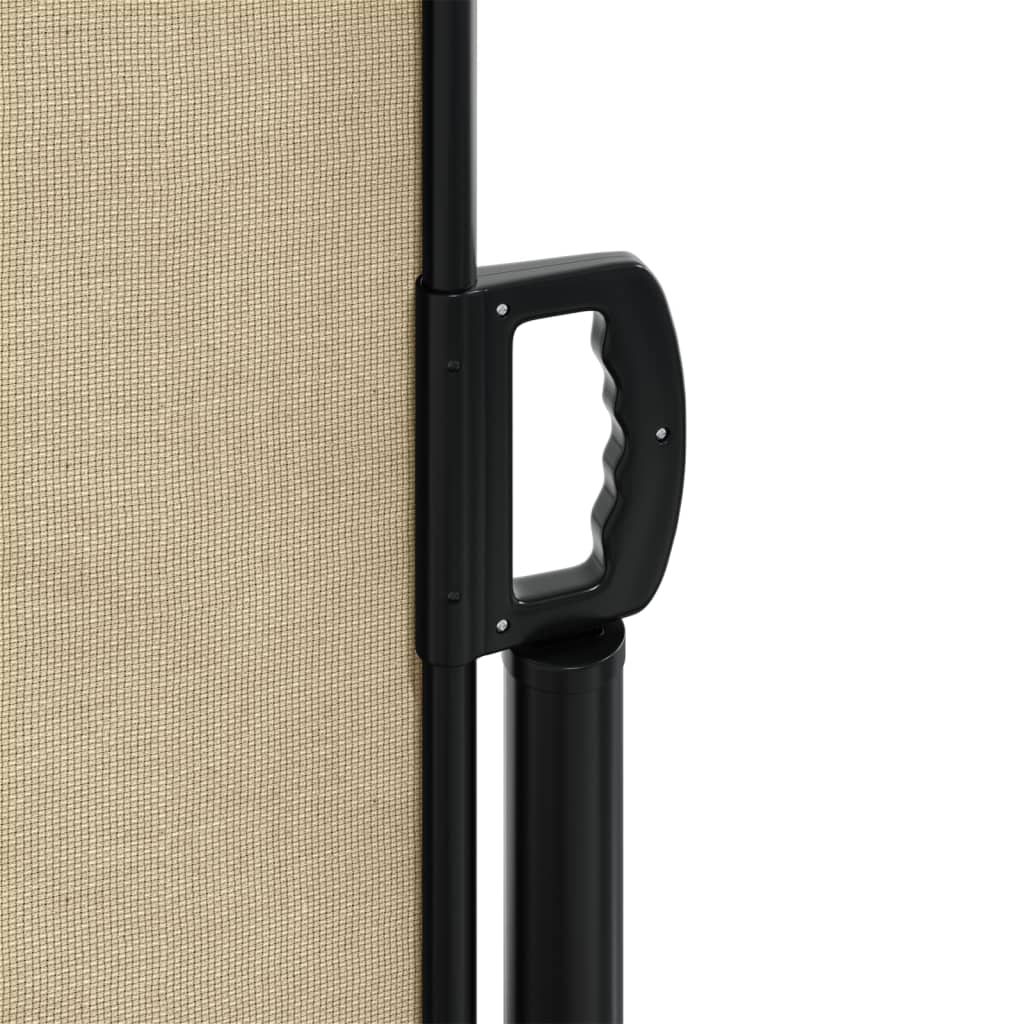 vidaXL Uttrekkbar sidemarkise beige 100x300 cm