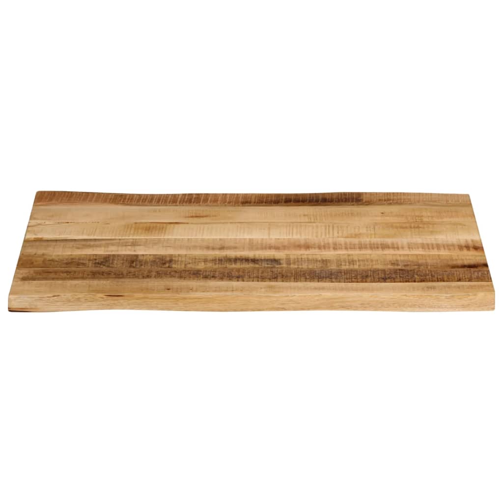 vidaXL Bordplate naturlig kant 70x60x2,5 cm grovt heltre mangotre