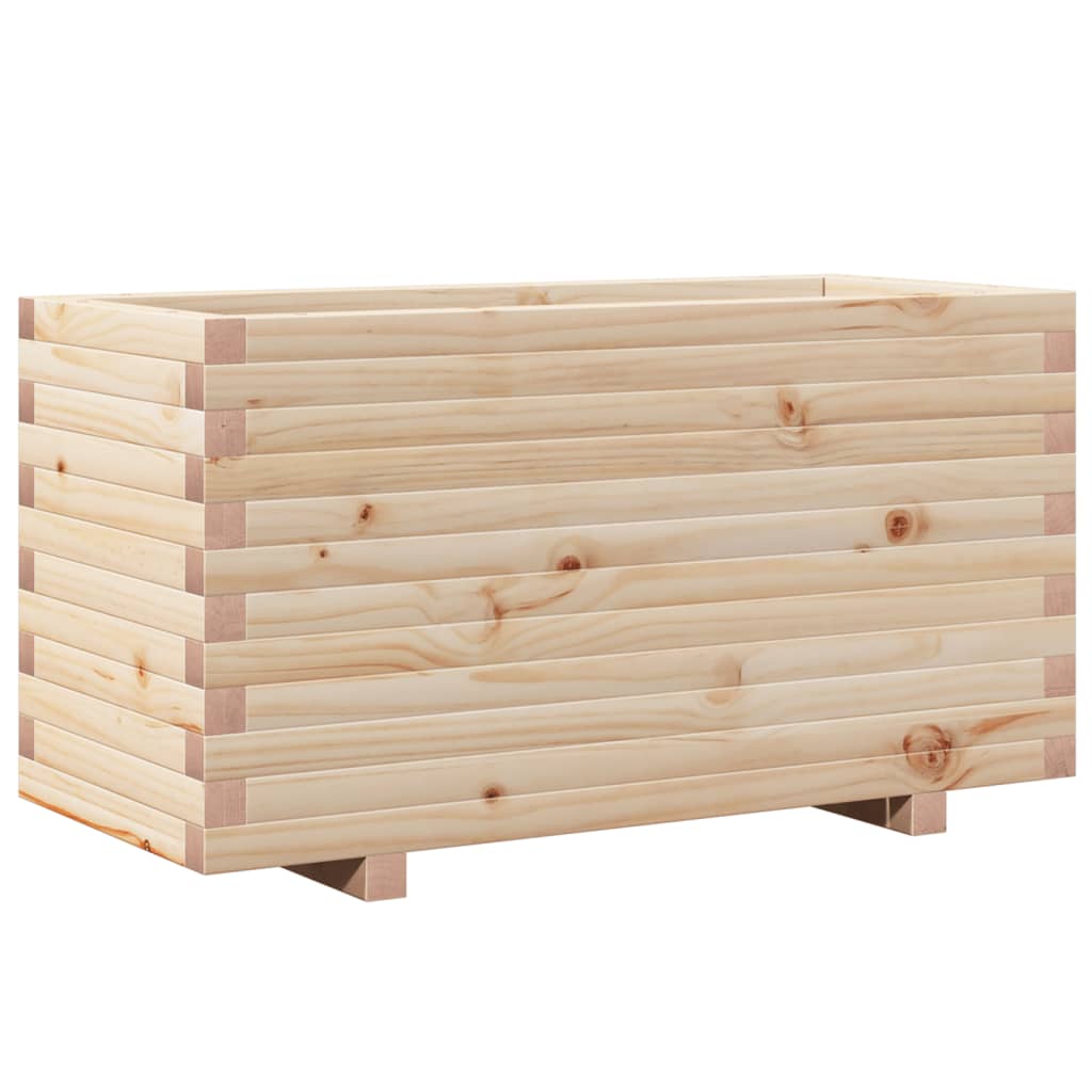 vidaXL Plantekasse 90x40x49,5 cm heltre furu