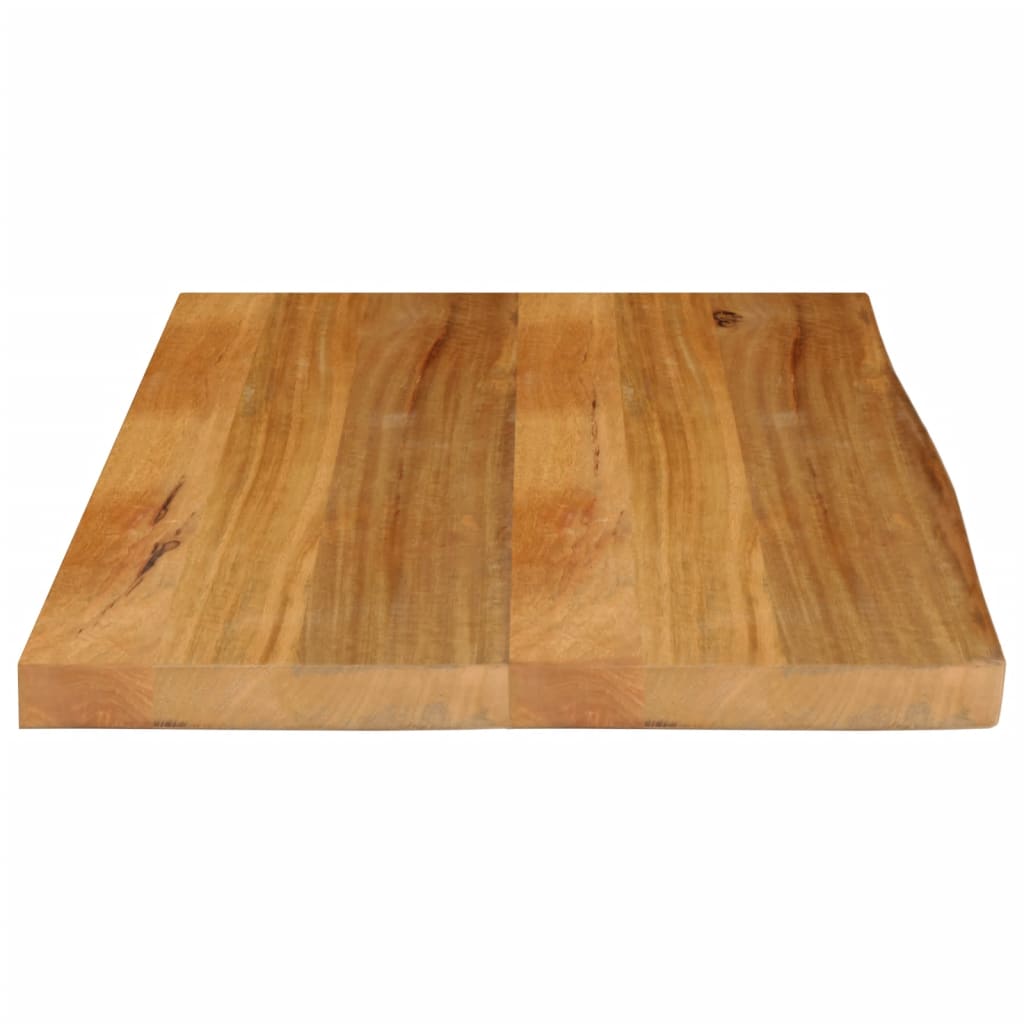 vidaXL Bordplate naturlig kant 80x60x3,8 cm heltre mango