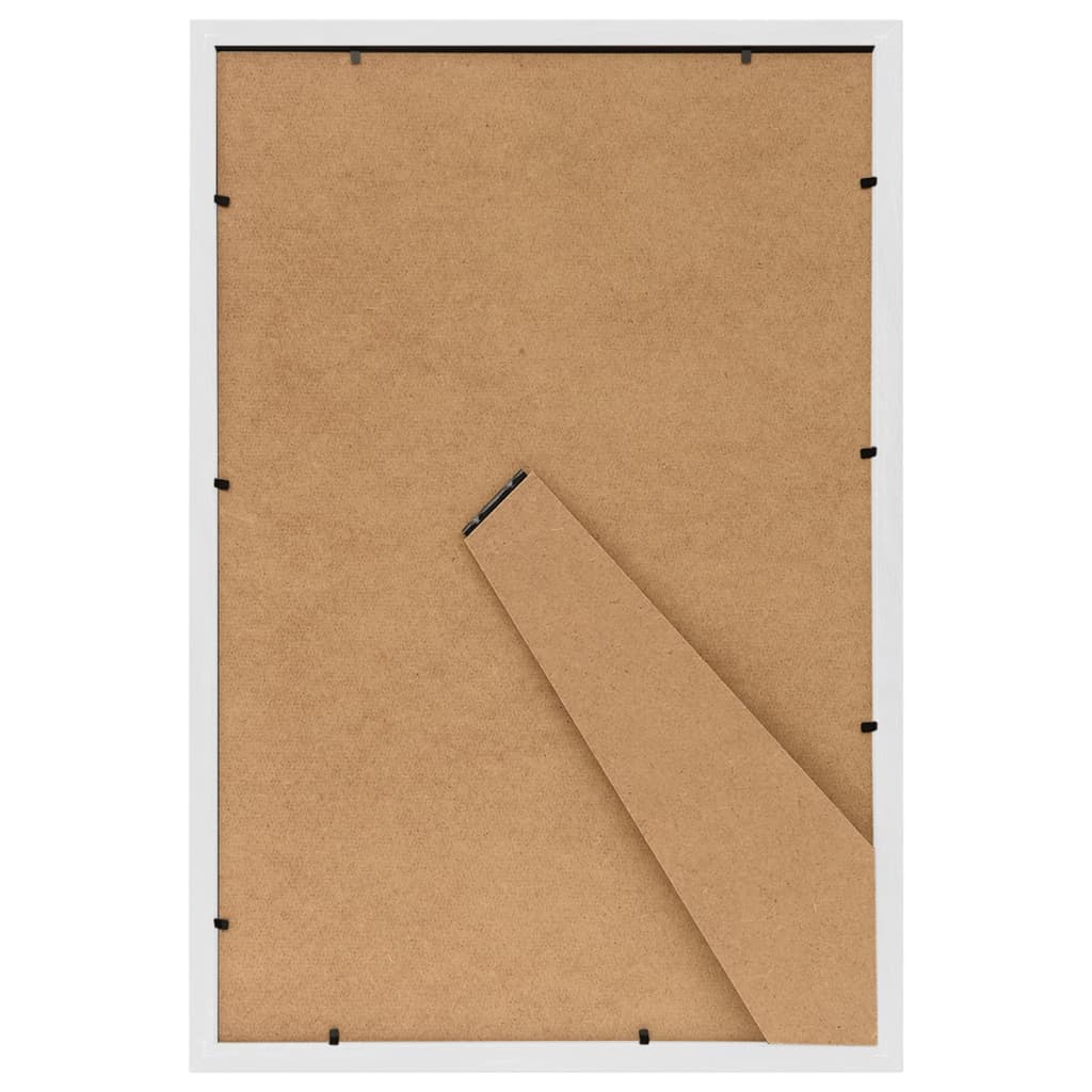 vidaXL Fotorammekollasje for bord 3 stk hvit 10x15 cm MDF