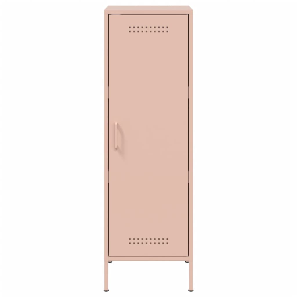 vidaXL Highboard rosa 36x39x113 cm stål