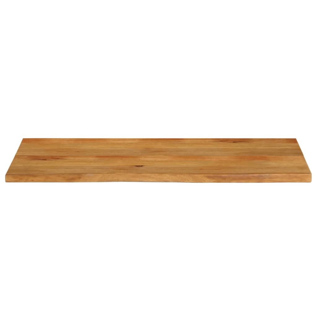 vidaXL Bordplate 140x60x2,5 cm naturlig kant heltre mango